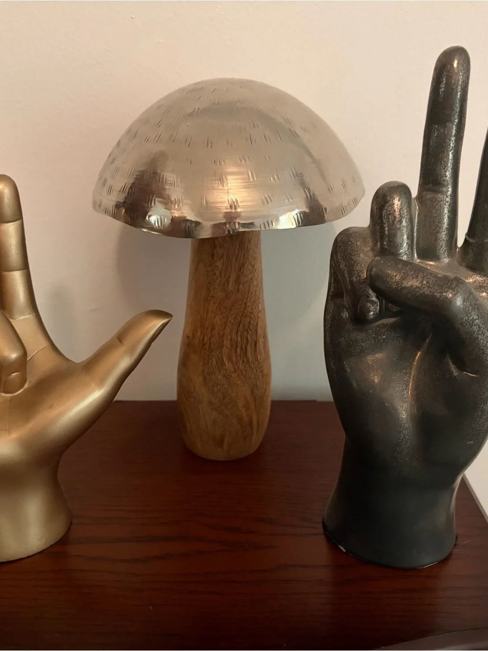 Mushroom and Peace decor